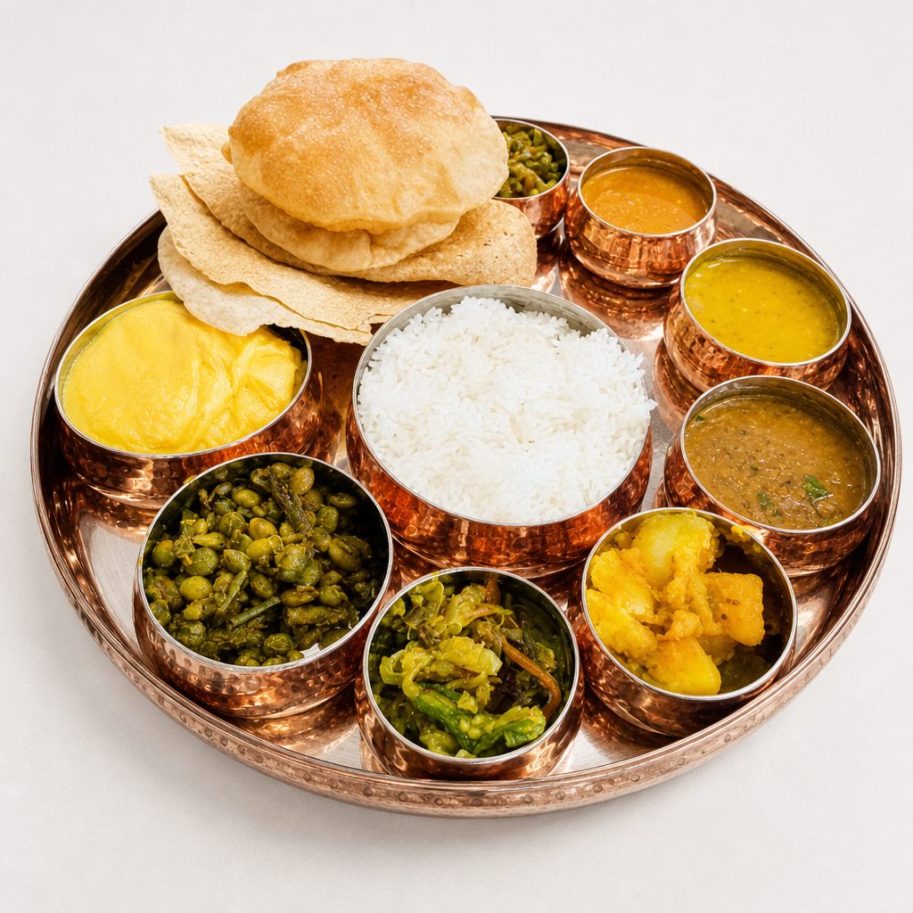 Royal Gujarati Thali.