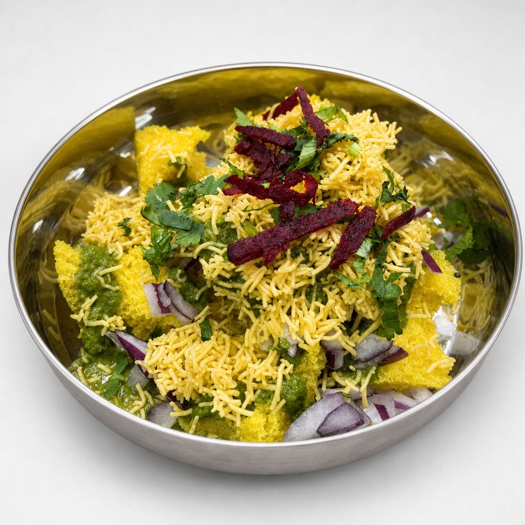 Khaman Chaat.